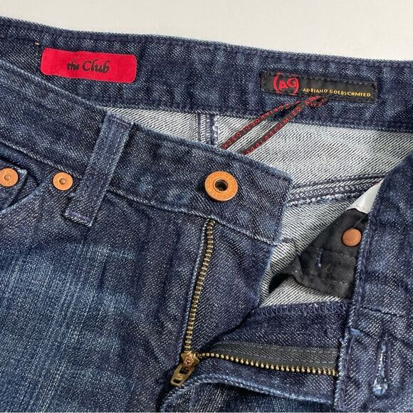 AG Adriano Goldschmied "The Club" Flare Jeans 26R Dark Blue Denim - Picture 5 of 6